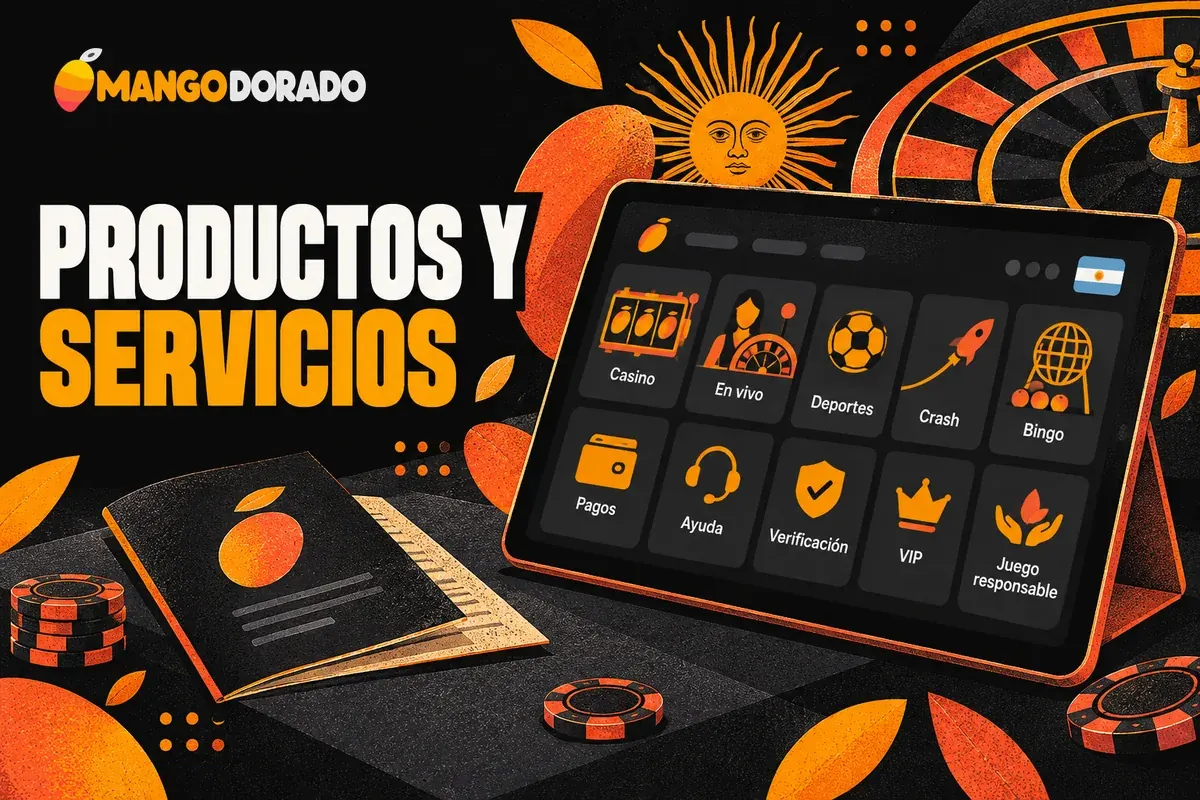 Tablet con catálogo de juegos y servicios de cuenta.