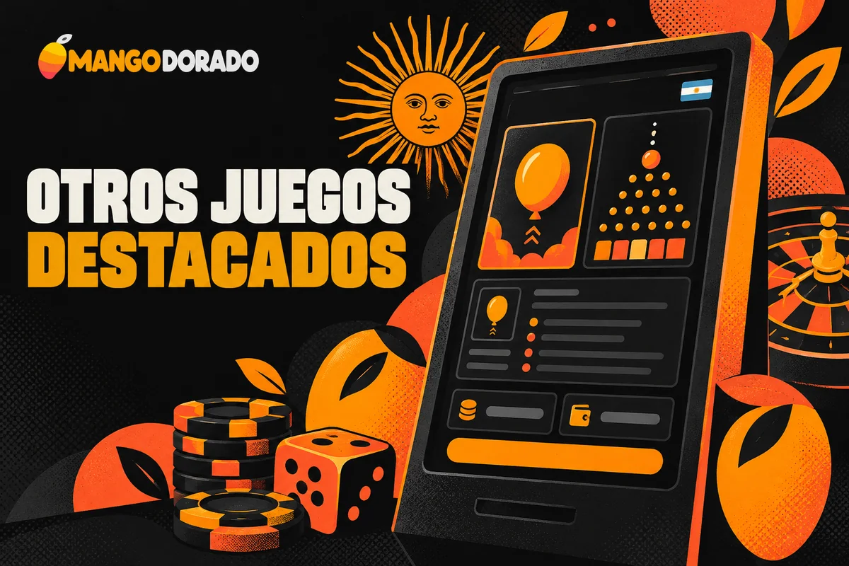 Pantalla con juegos de globo y tablero de clavijas.