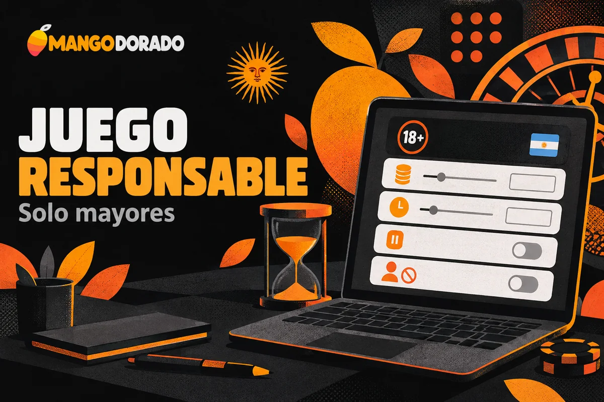Notebook con controles de dinero, tiempo, pausas y autoexclusión.