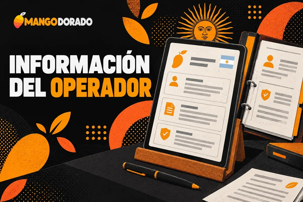 Lector digital con información del operador y datos de licencia.