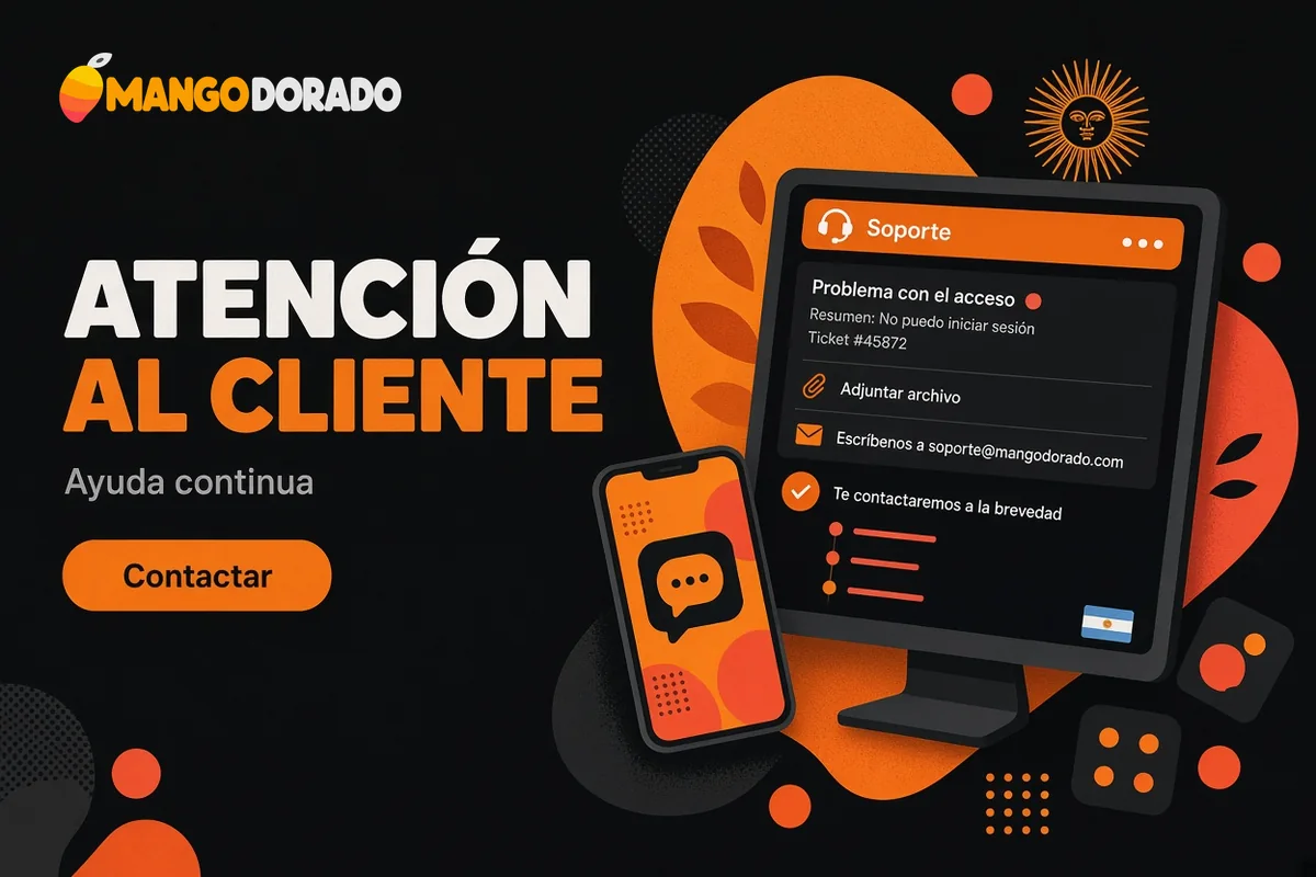 Chat de soporte con consulta ticket y seguimiento